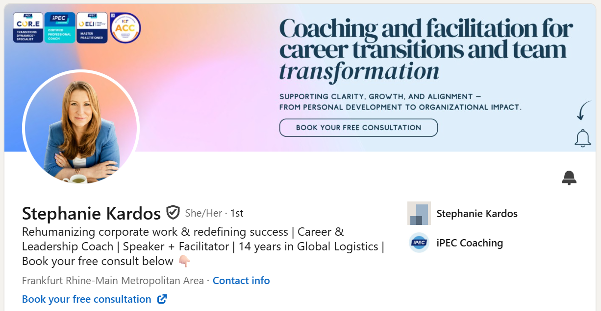 Stephanie's LinkedIn Profile Makeover